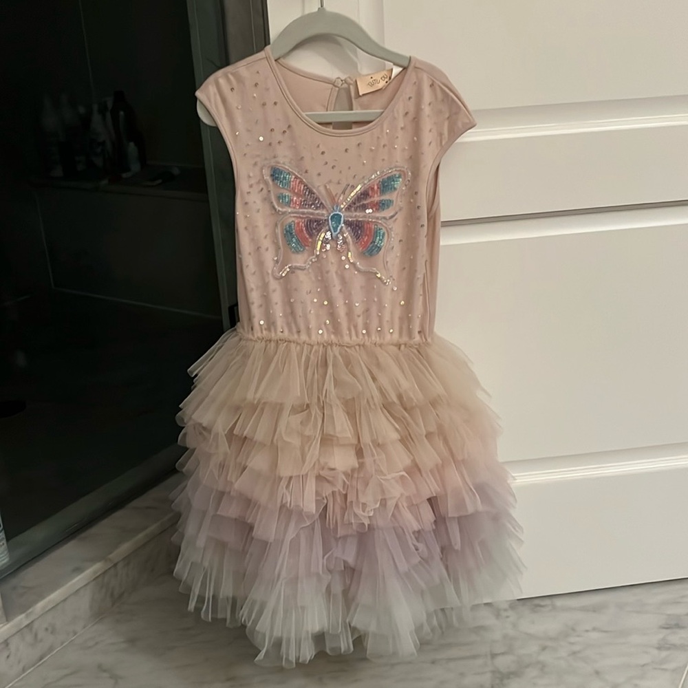 Tutu Du Monde Pink Butterfly Dress